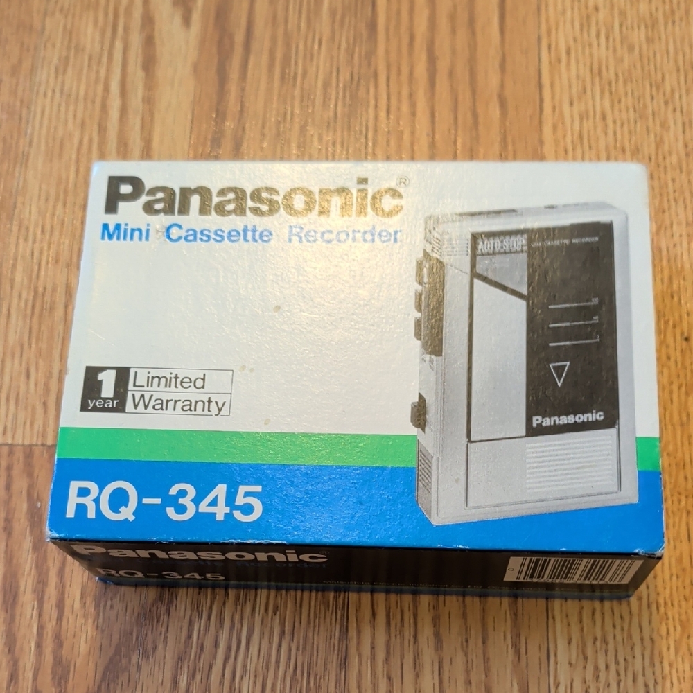 Panasonic RQ-345 Gray Microcassette Recorder